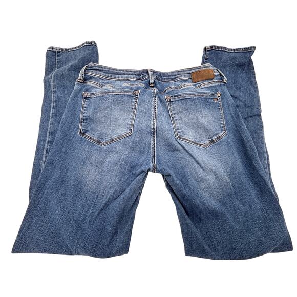 Mavi Jeans Womens 30x29 Blue Denim Slim Straight Leg Medium Wash Low Rise Faded - Picture 2 of 12